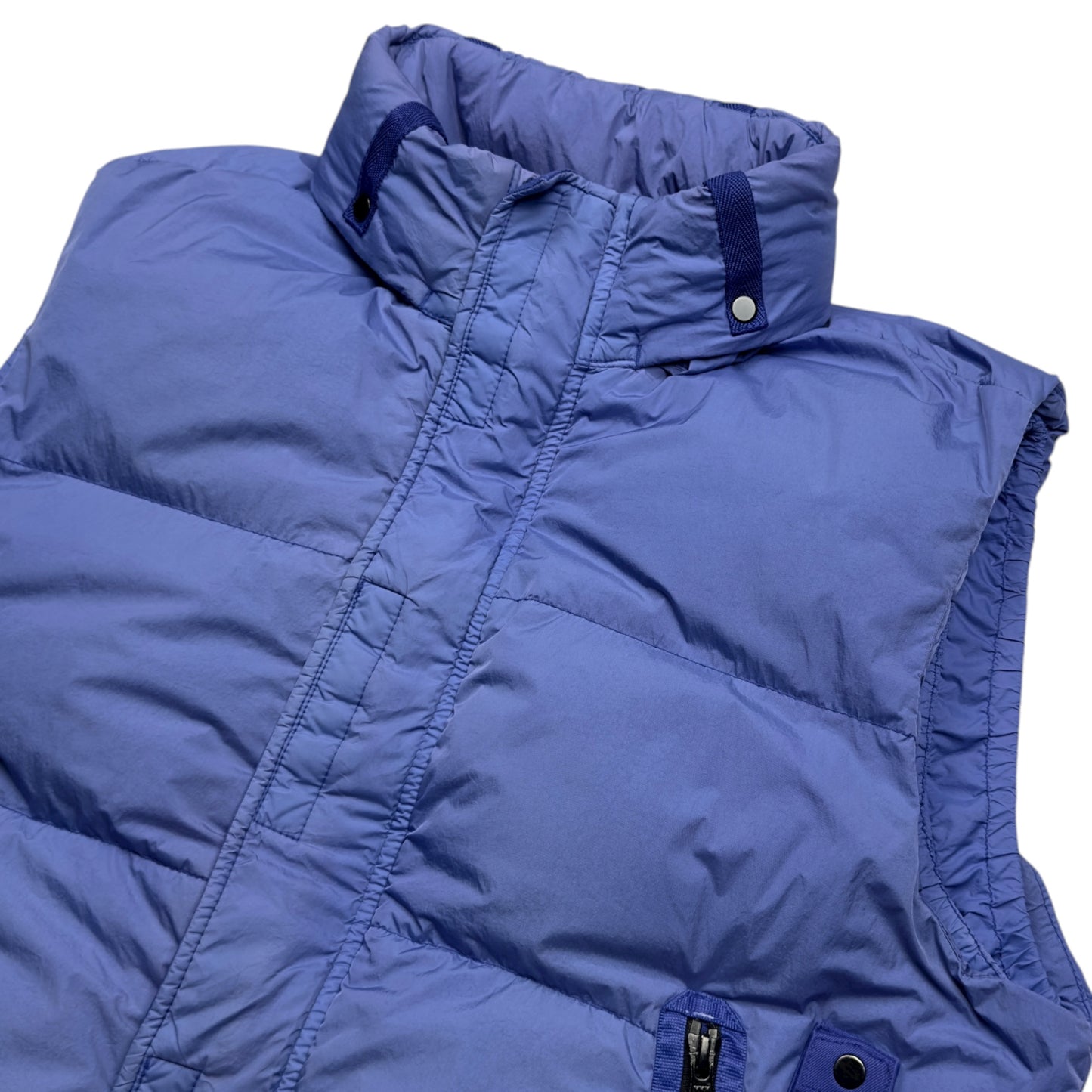 A/W 21 Stone Island Crinkle Reps R NY Down Gilet - Blue