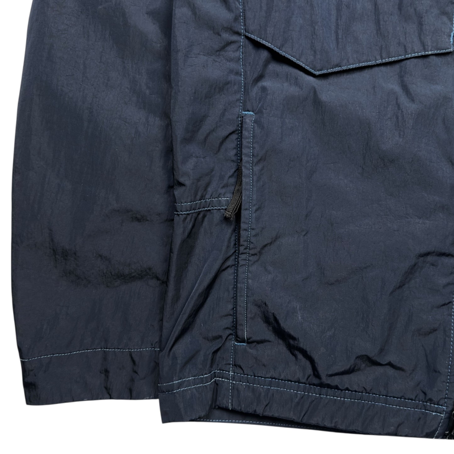 A/W 17 Stone Island Nylon Metal Flock Jacket - Navy