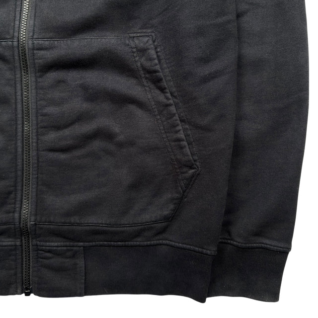 A/W 22 Stone Island Full Zip Hoodie - Black