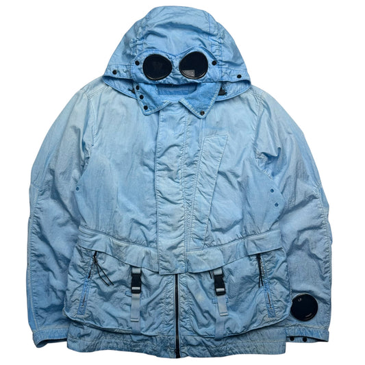 C.P. Company M.T.t.N. Internally Coloured Envelope La Mille Goggle Jacket - Blue