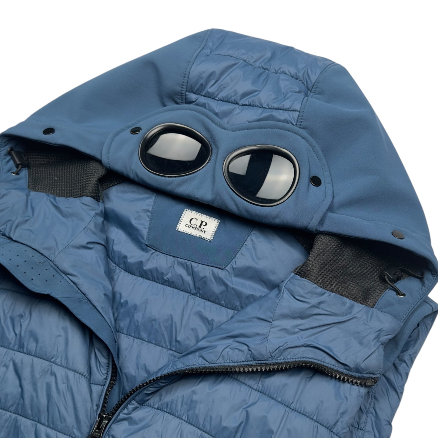 C.P. Company Shell Goggle Gilet - Blue