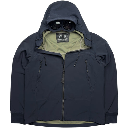 C.P. Company Soft Shell Goggle Jacket - Navy