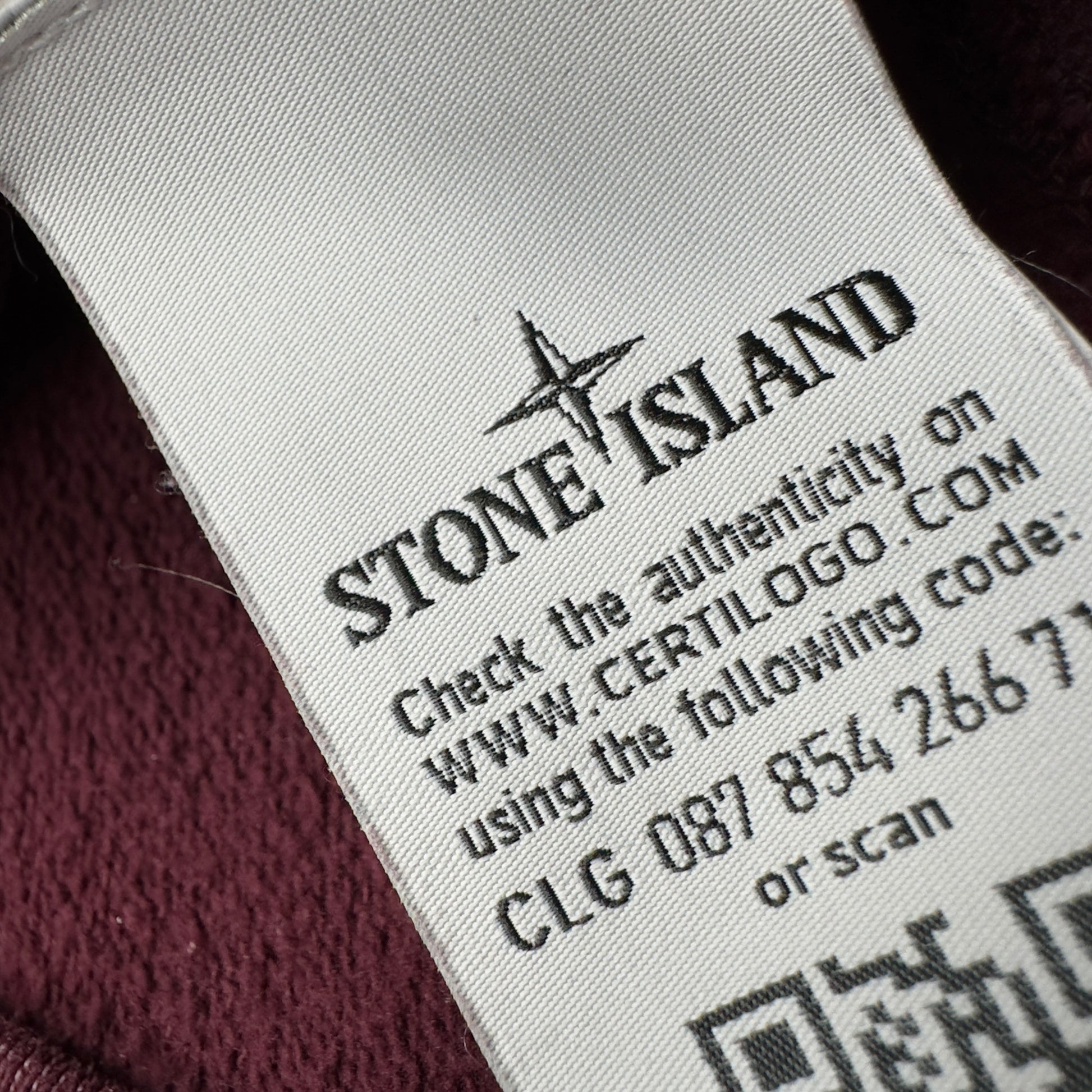 A/W 17 Stone Island Frost Crewneck Sweater - Burgundy