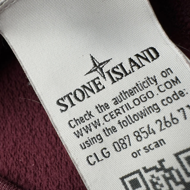 A/W 17 Stone Island Frost Crewneck Sweater - Burgundy