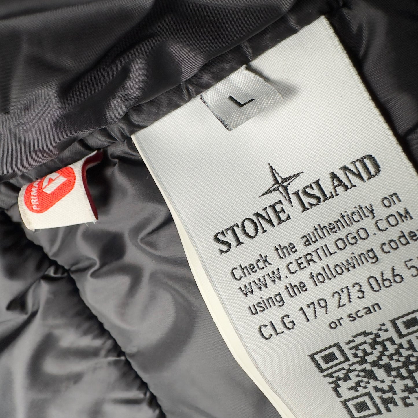 A/W 19 Stone Island Micro Reps with Primaloft Jacket - Black