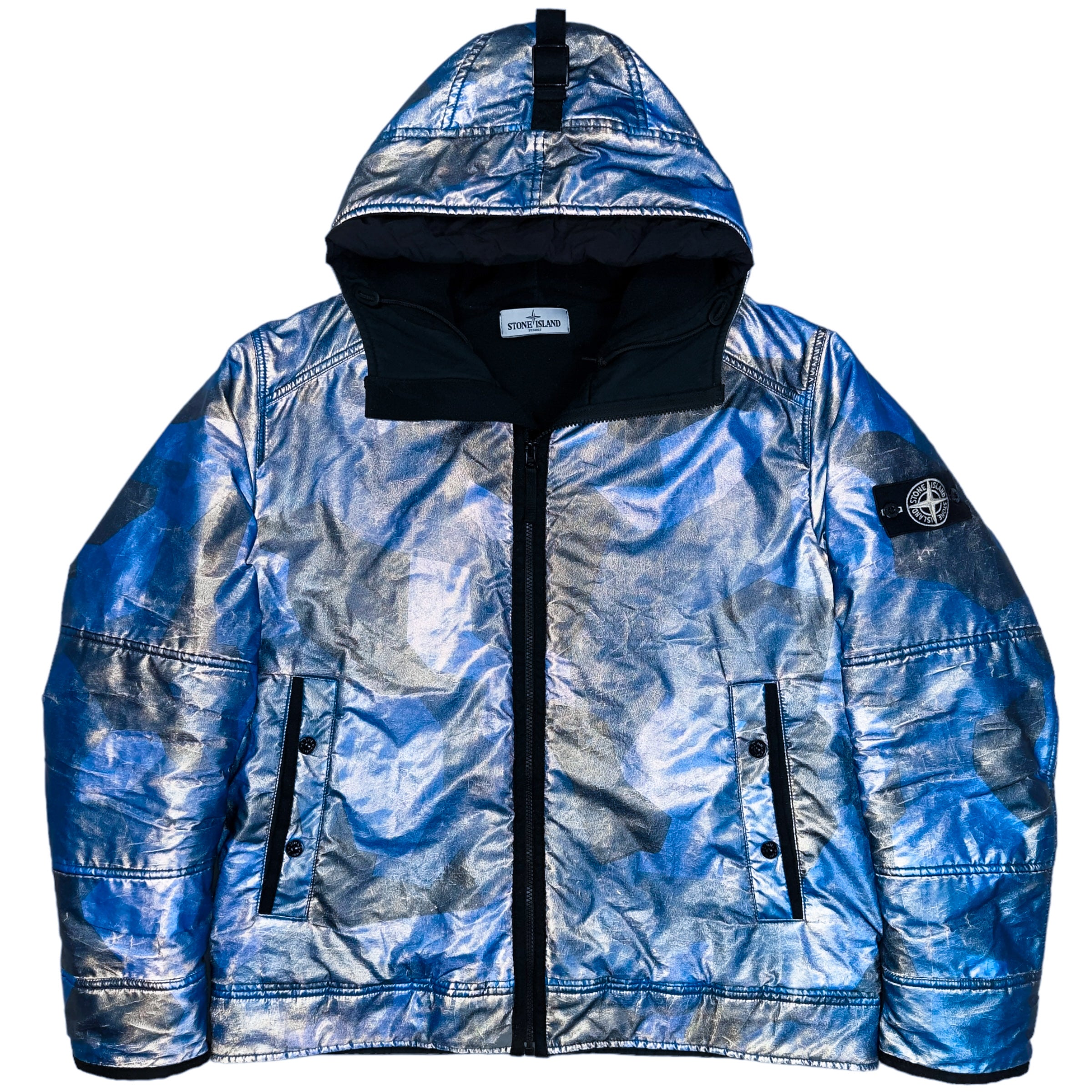 Stone island reflective coat online