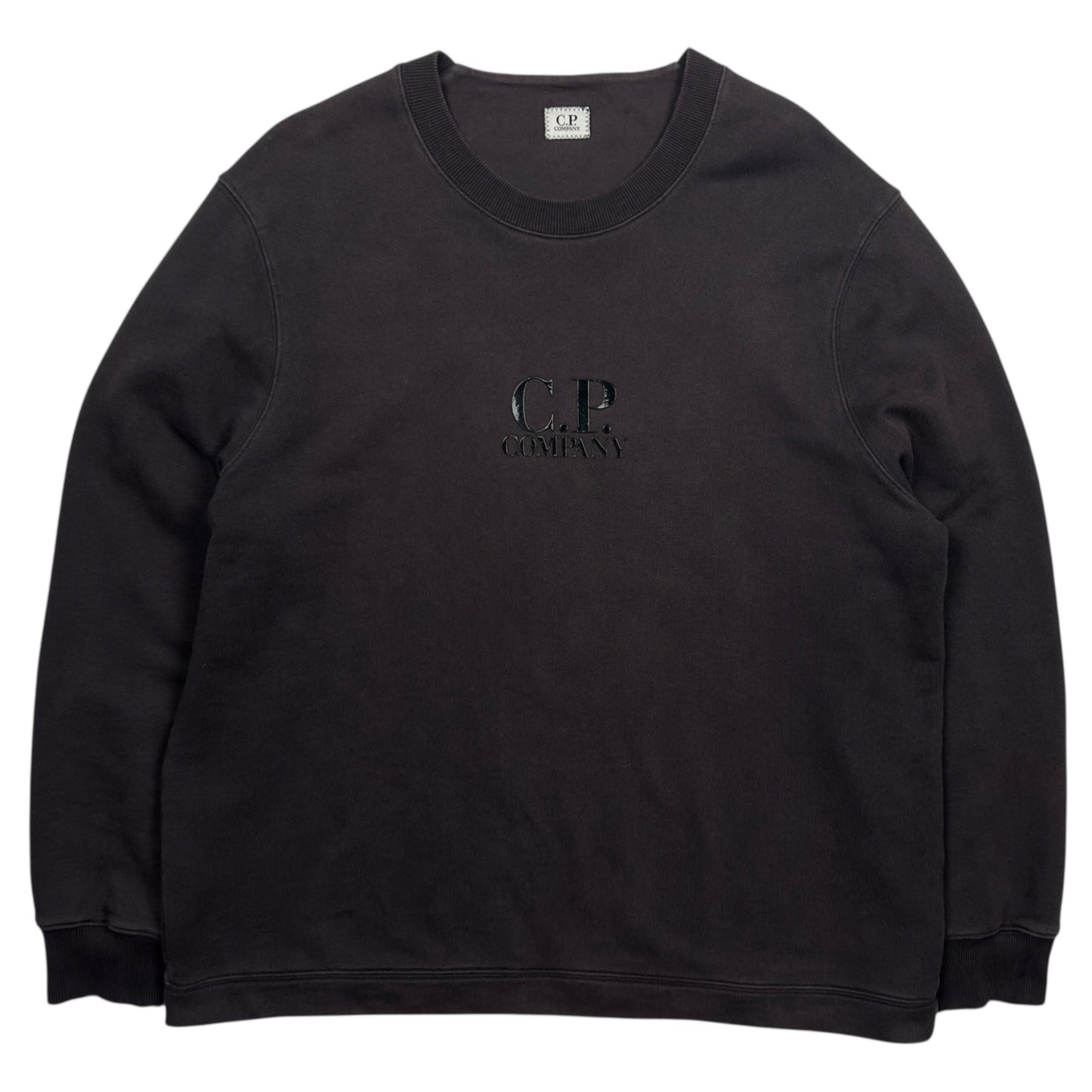 C.P. Company Chest Logo Sweater - Black