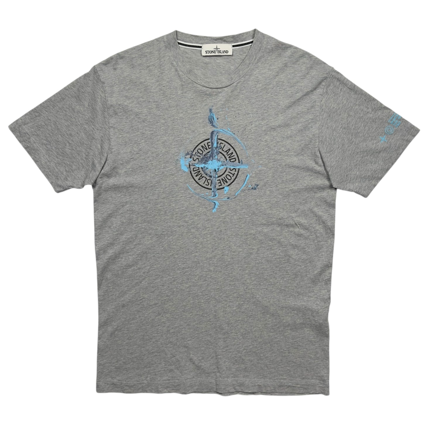 S/S 21 Stone Island Marble One Print T-Shirt - Grey