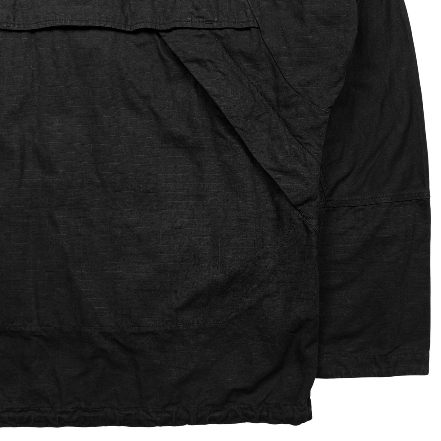 A/W 20 Stone Island Quarter Zip Ripstop Smock - Black