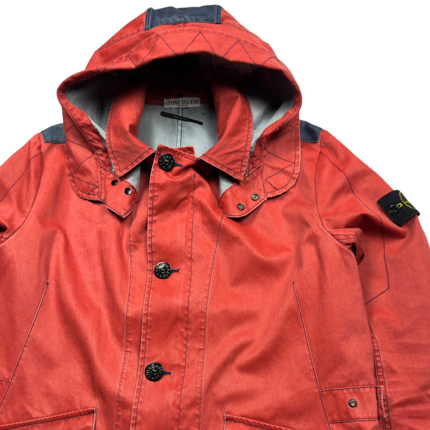 S/S 10 Stone Island Cotton Silk Patch Jacket