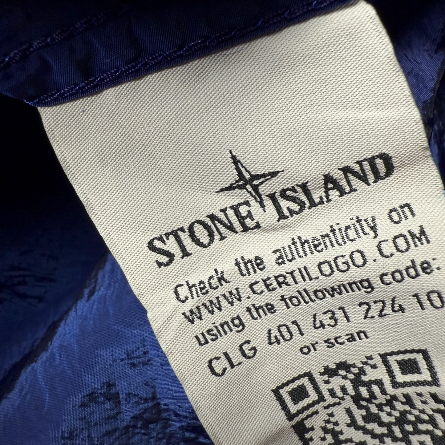 S/S 15 Stone Island Nylon Metal Overshirt - Blue