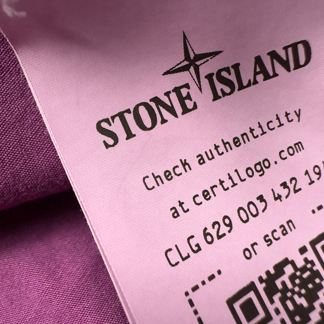 A/W 21 Stone Island Brushed Cotton Overshirt - Purple