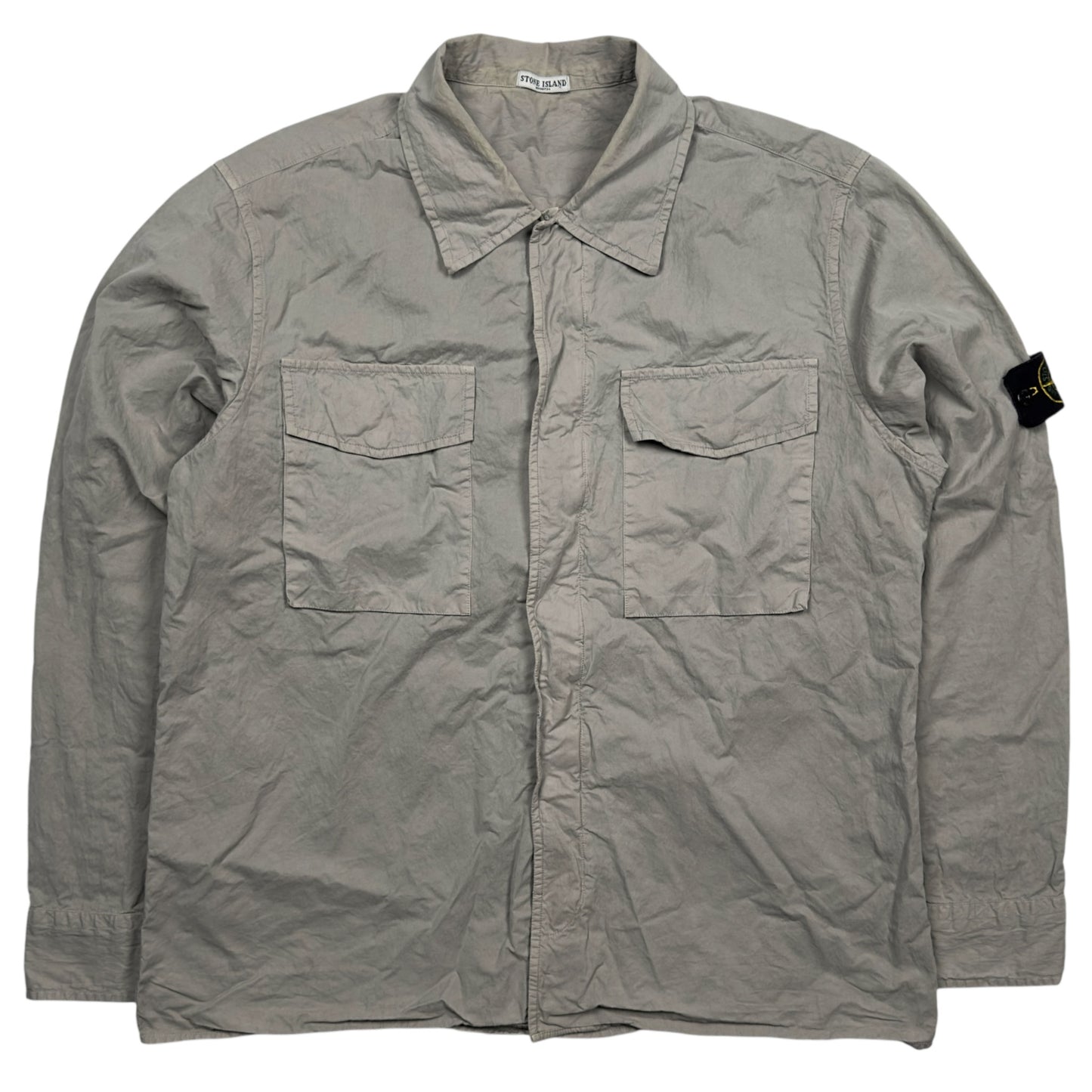 A/W 08 Stone Island Cotton Nylon Blend Overshirt - Grey