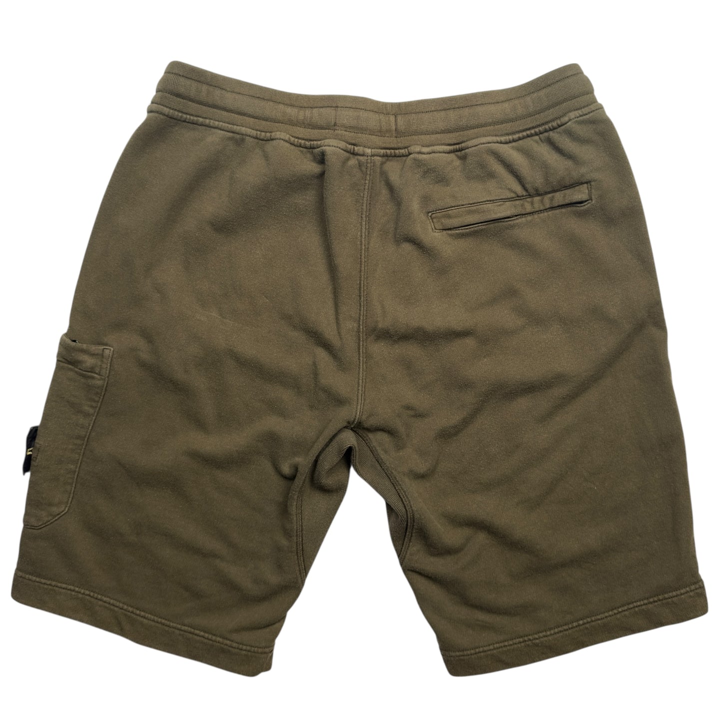 S/S 18 Stone Island Cotton Sweat Shorts - Olive Green