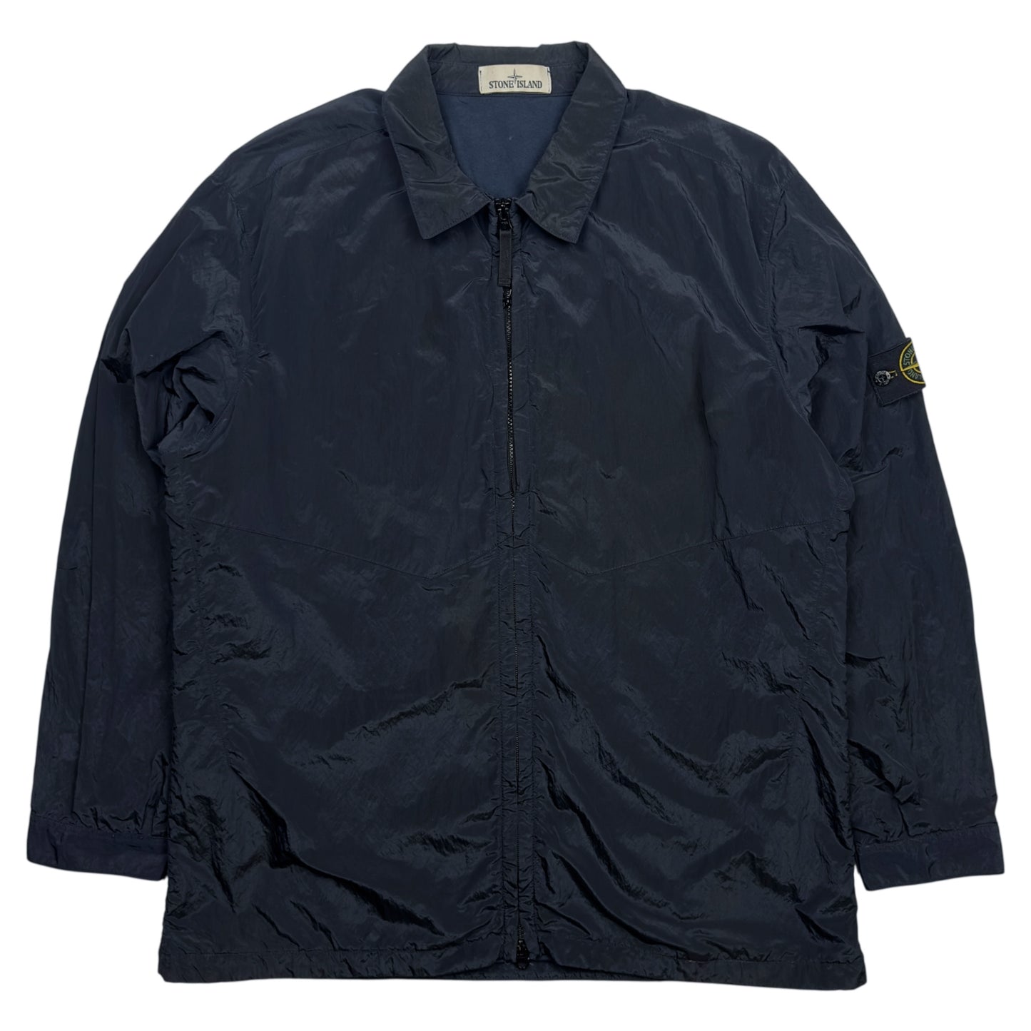 A/W 16 Stone Island Nylon Metal Overshirt Jacket - Navy