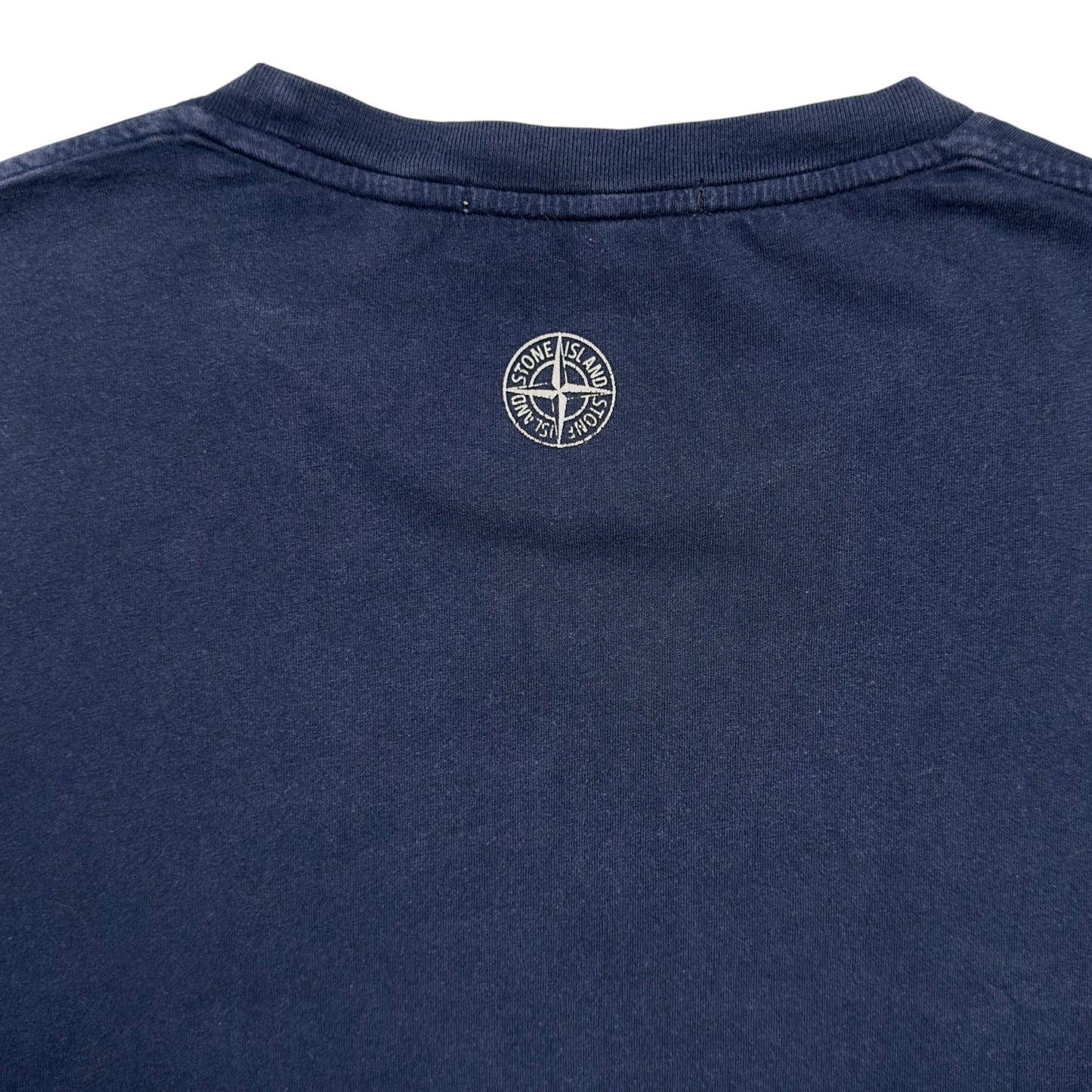 A/W 17 Stone Island Camo Print T-Shirt - Navy