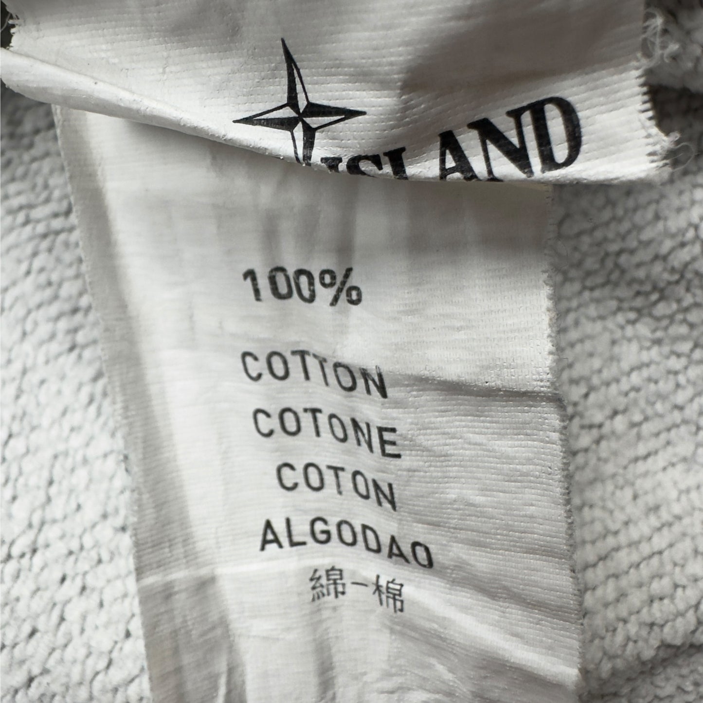 A/W 12 Stone Island Two Tone Raglan Sleeve Crewneck Sweater