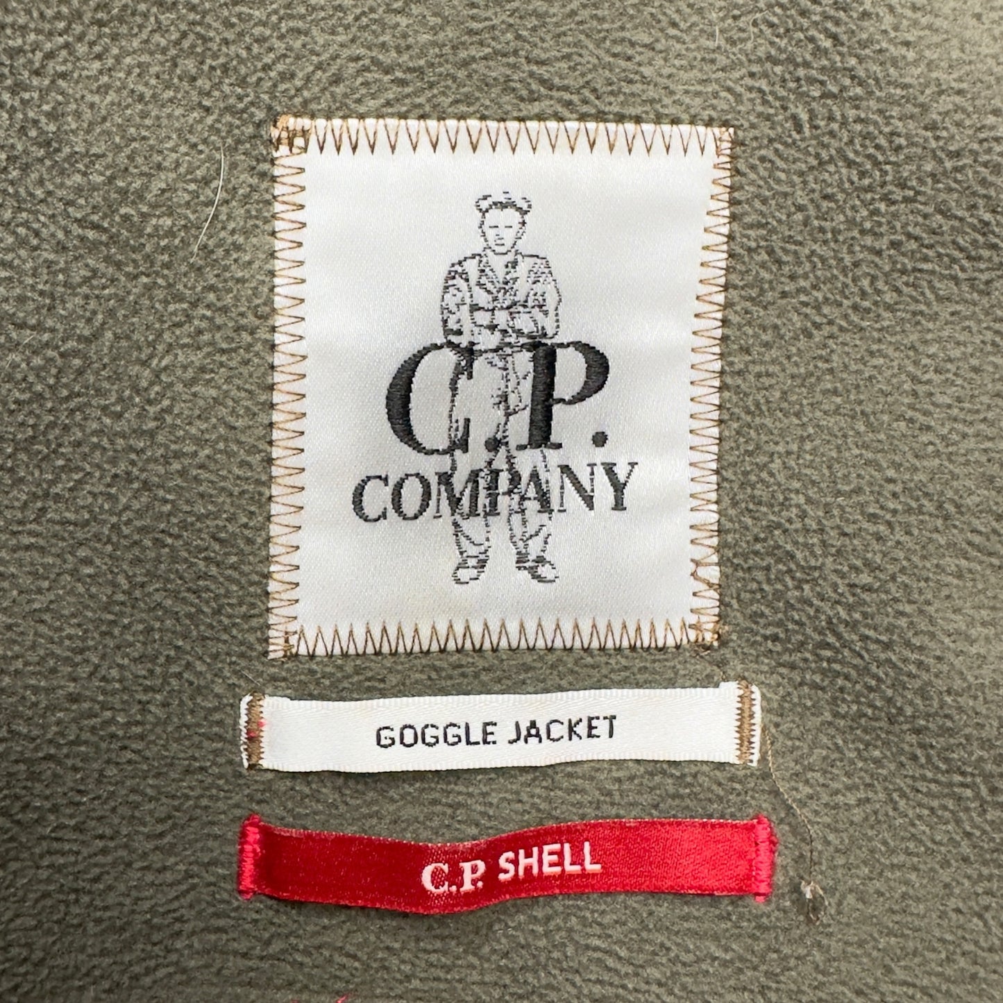 C.P. Company Soft Shell Goggle Jacket - Brown