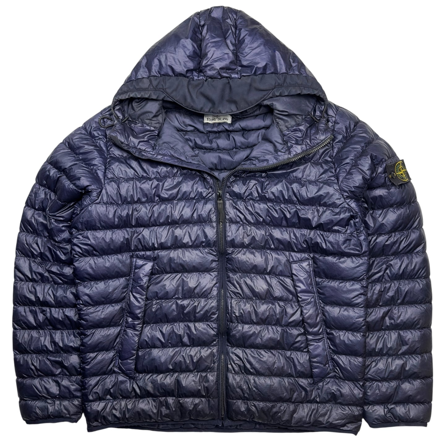 A/W 15 Stone Island Down_26 GR X SQM_N Down Puffer Jacket - Navy