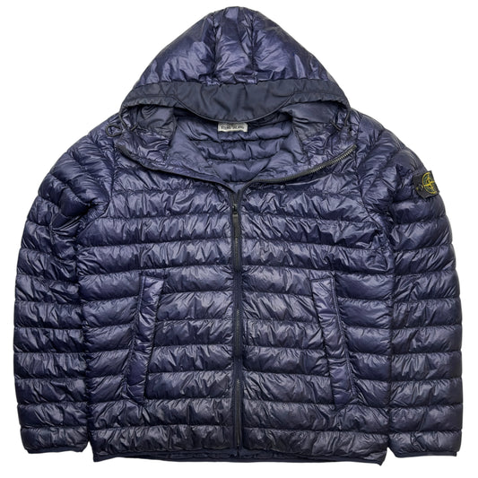 A/W 15 Stone Island Down_26 GR X SQM_N Down Puffer Jacket - Navy