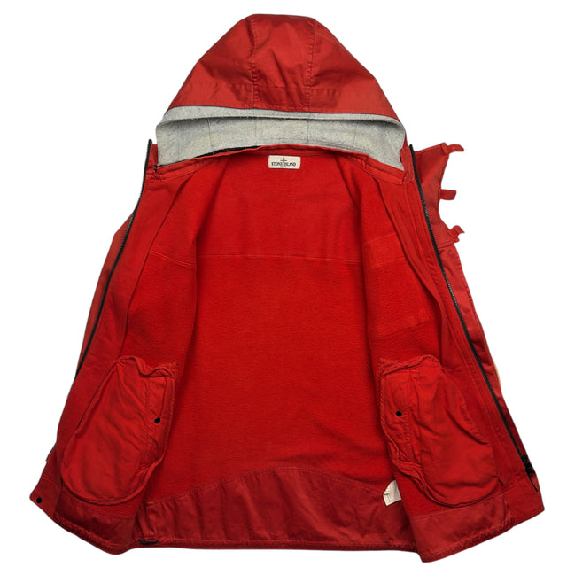 A/W 12 Stone Island Raso Gommato / Hydrophobic Fleece Rubber Patch Jacket