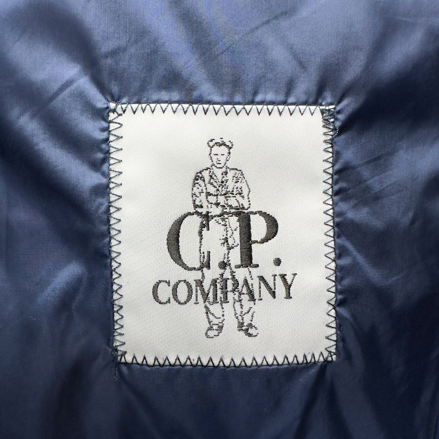 C.P. Company Soft Shell Padded Jacket - Navy