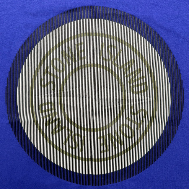 A/W 21 Stone Island 'Lenticular Two' Rubber 3D Logo T-Shirt - Blue