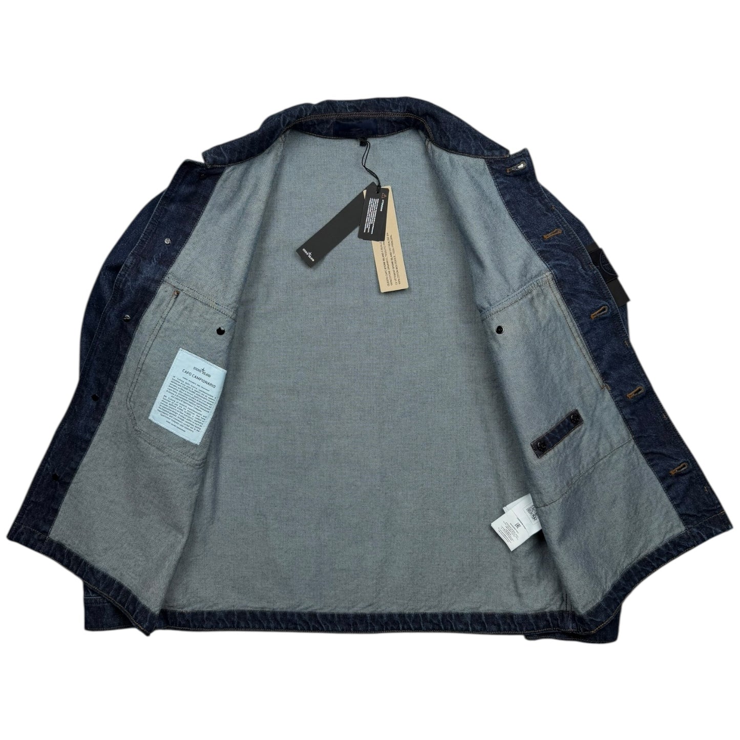 A/W 25 Stone Island Denim Research Coach Jacket