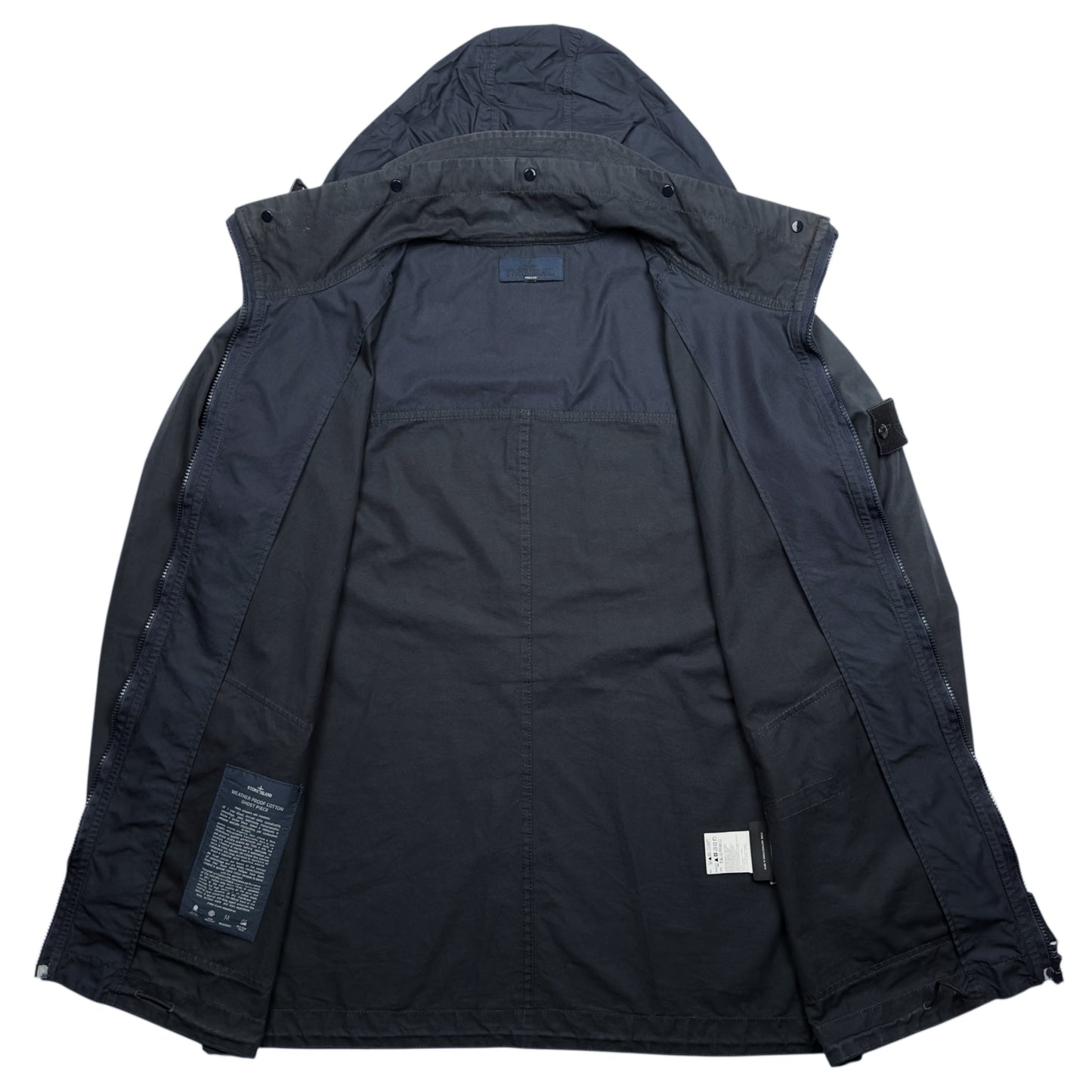S/S 13 Stone Island Weatherproof Cotton Canvas Ghost Piece Jacket - Navy