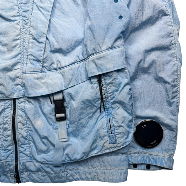 C.P. Company M.T.t.N. Internally Coloured Envelope La Mille Goggle Jacket - Blue