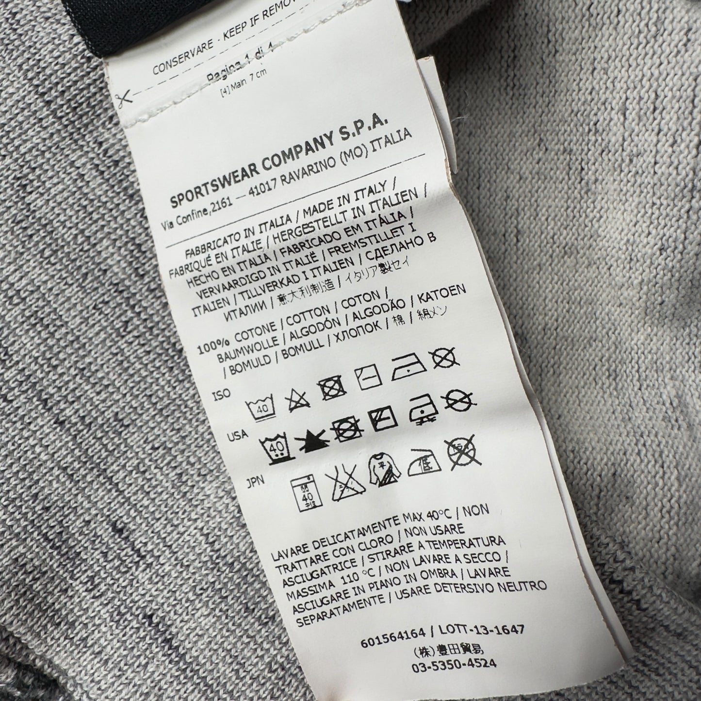 S/S 14 Stone Island Chest Logo Sweater