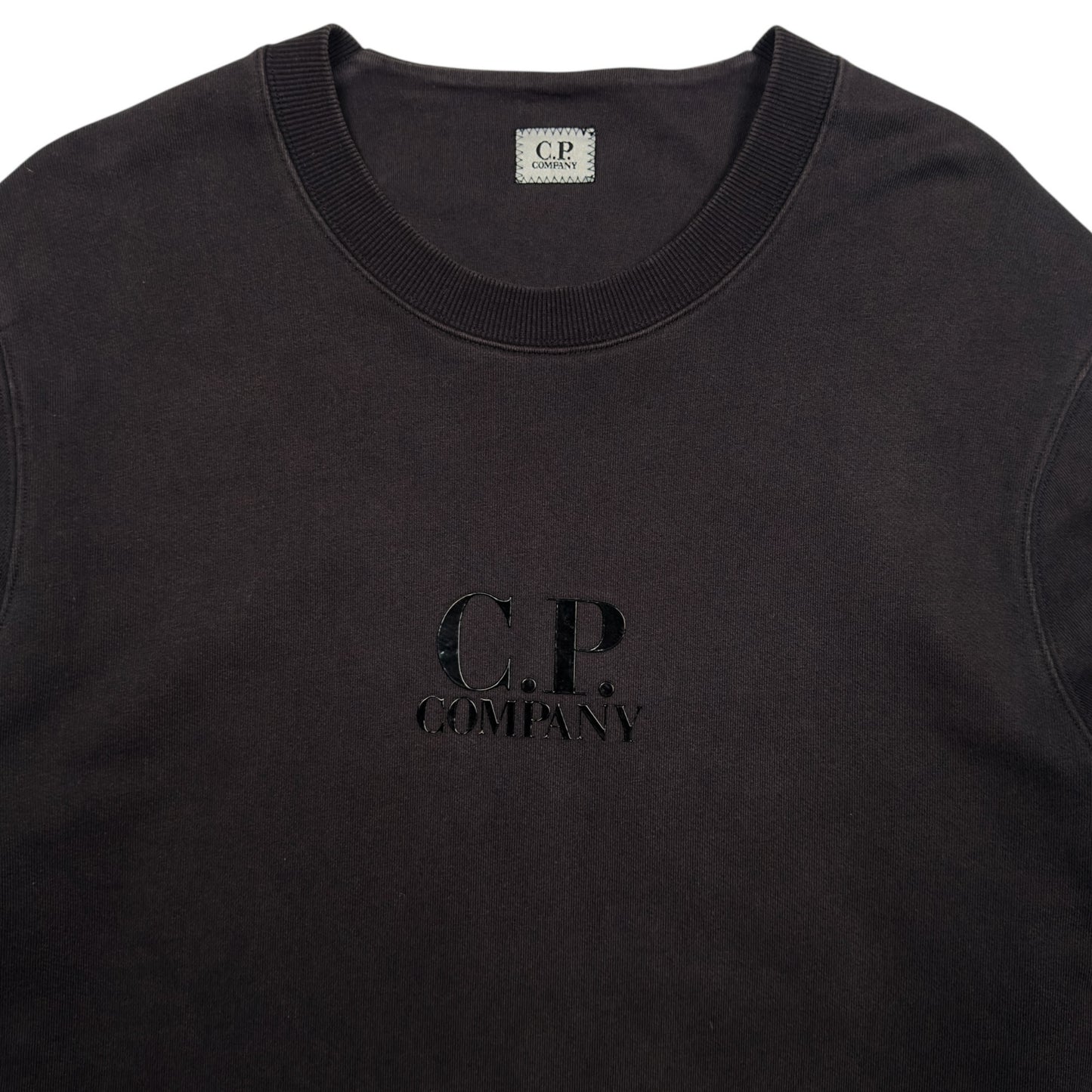 C.P. Company Chest Logo Sweater - Black