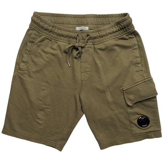 C.P. Company Fleece Shorts - Khaki