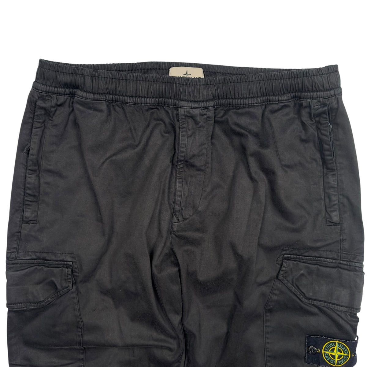 S/S 20 Stone Island Cargo Trousers - Black