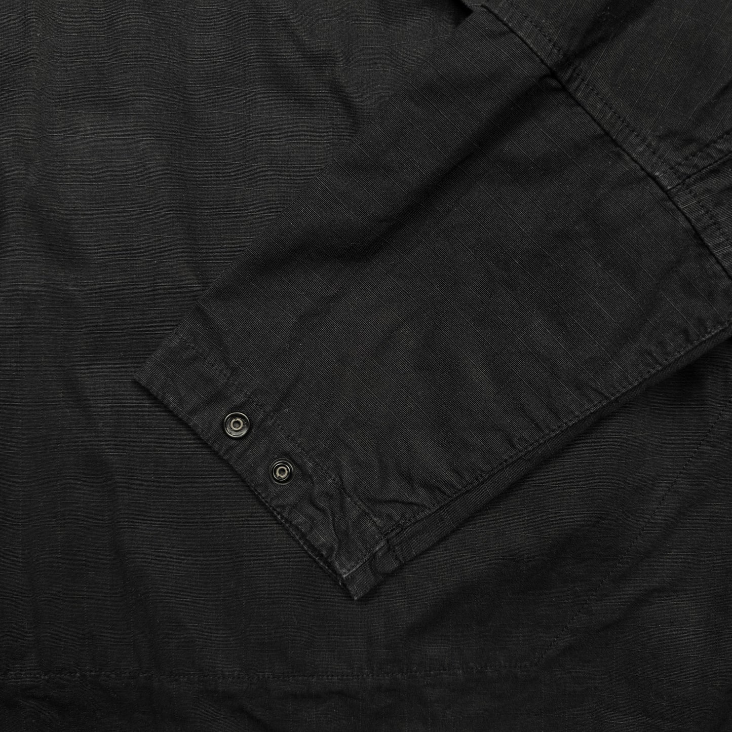 A/W 20 Stone Island Quarter Zip Ripstop Smock - Black