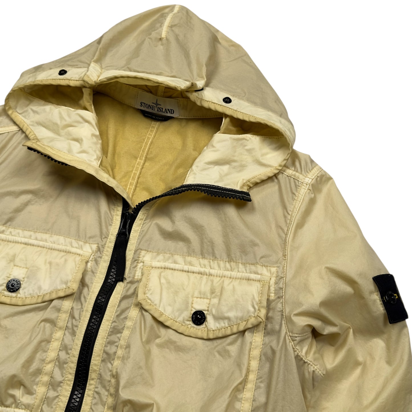 A/W 19 Stone Island Lamy Flock Jacket - Yellow