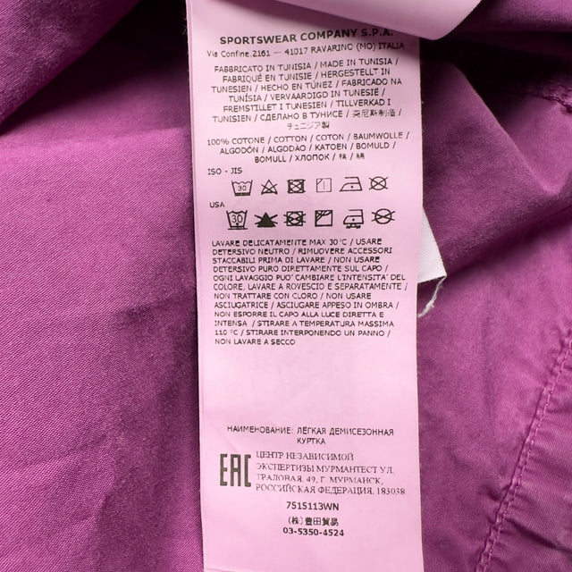 A/W 21 Stone Island Brushed Cotton Overshirt - Purple