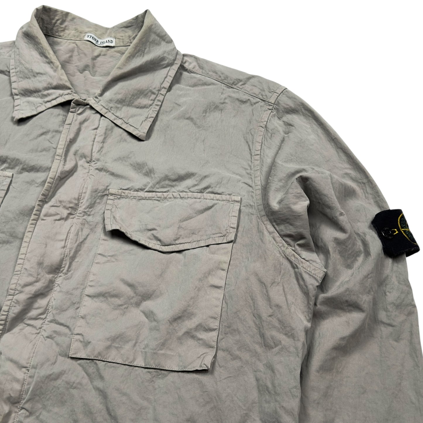 A/W 08 Stone Island Cotton Nylon Blend Overshirt - Grey