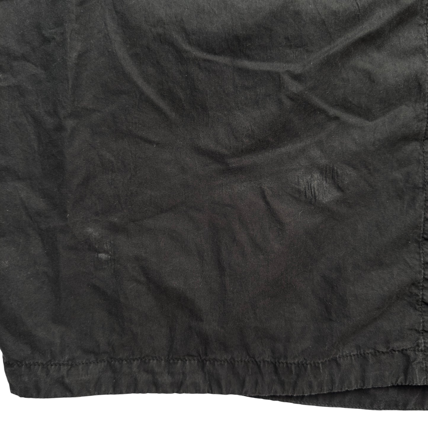 S/S 19 Stone Island Resin Cotton Ghost Overshirt - Black