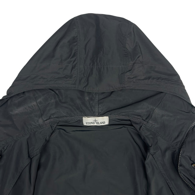 S/S 18 Stone Island Micro Reps Parka Jacket - Black