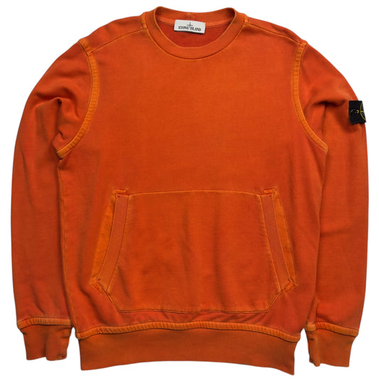 A/W 15 Stone Island Pigment Treated Kangaroo Pocket Sweater