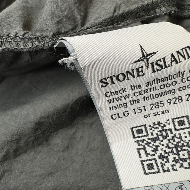 S/S 15 Stone Island Cotton Blend Poplin Multipocket Hooded Overshirt - Grey