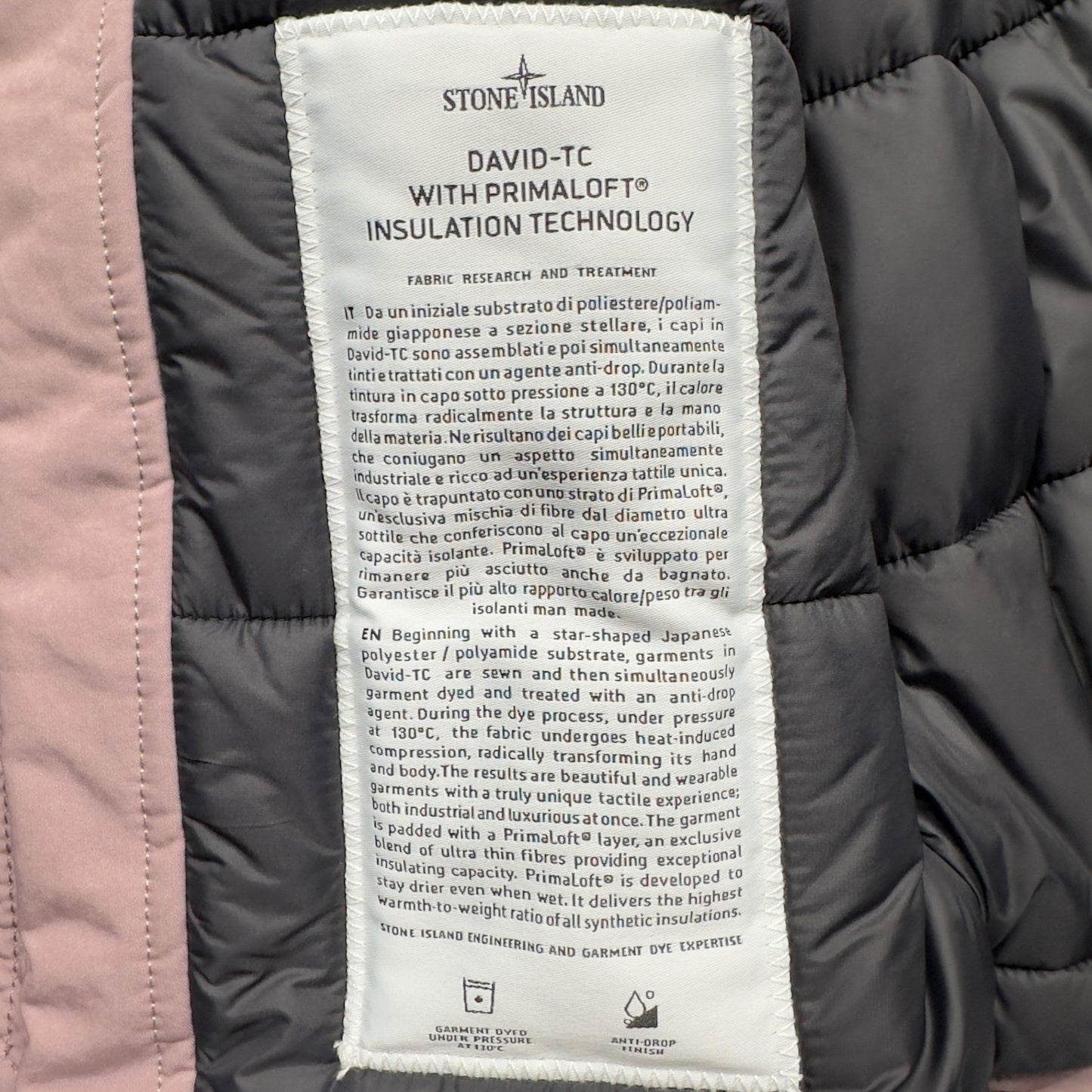 A/W 18 Stone Island David TC with Primaloft Jacket