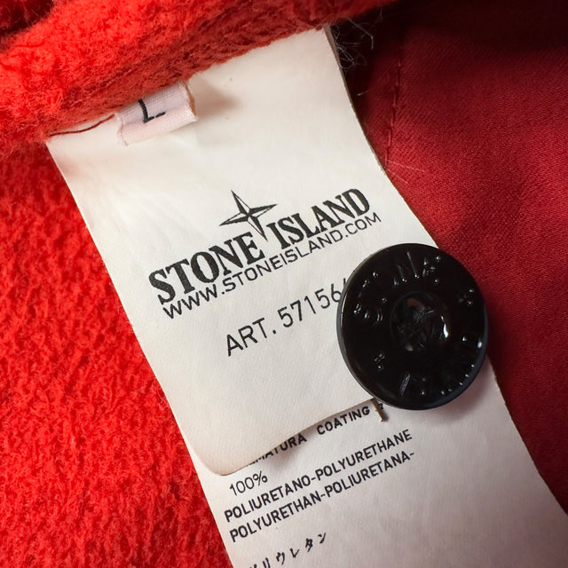 A/W 12 Stone Island Raso Gommato / Hydrophobic Fleece Rubber Patch Jacket