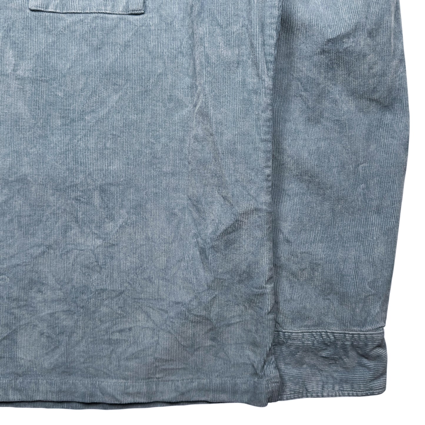 C.P. Company Corduroy Quarter Zip Overshirt - Blue