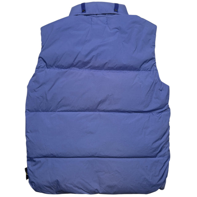 A/W 21 Stone Island Crinkle Reps R NY Down Gilet - Blue