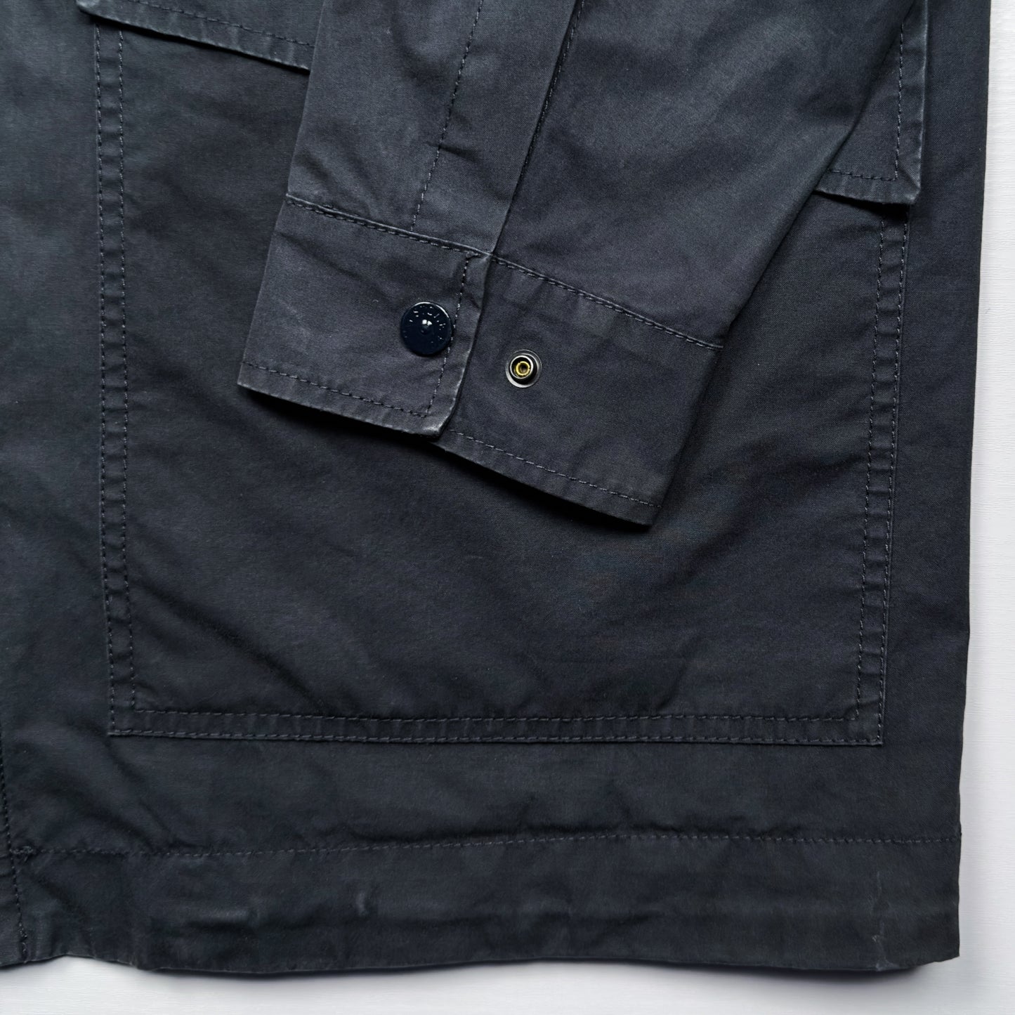 S/S 13 Stone Island Weatherproof Cotton Canvas Ghost Piece Jacket - Navy