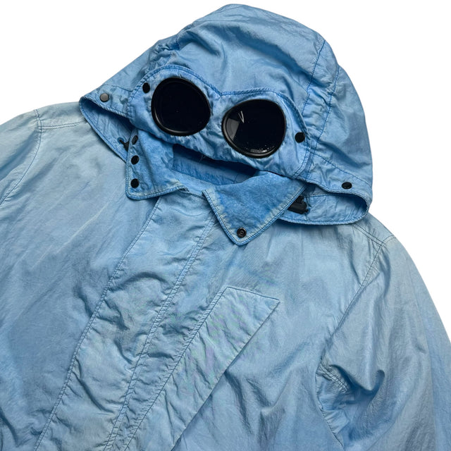 C.P. Company M.T.t.N. Internally Coloured Envelope La Mille Goggle Jacket - Blue