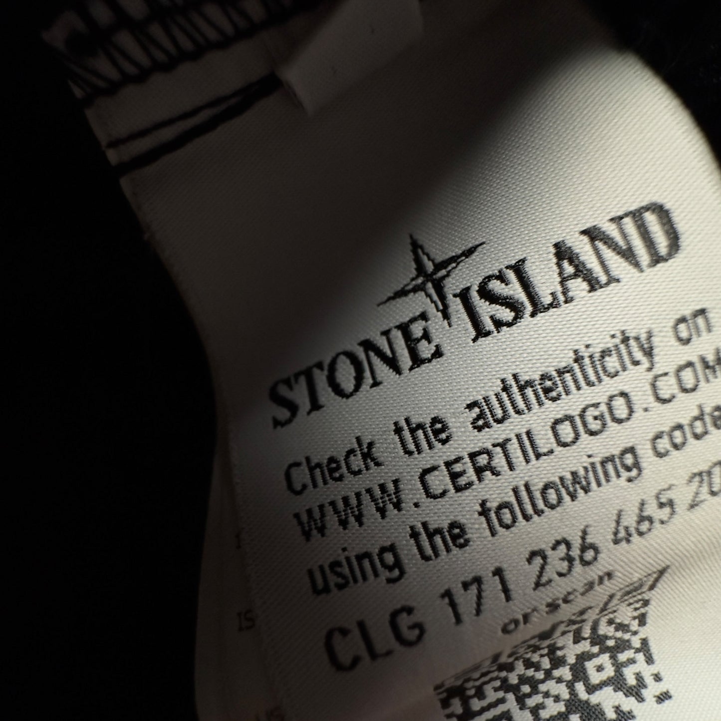 A/W 20 Stone Island Quarter Zip Ripstop Smock - Black