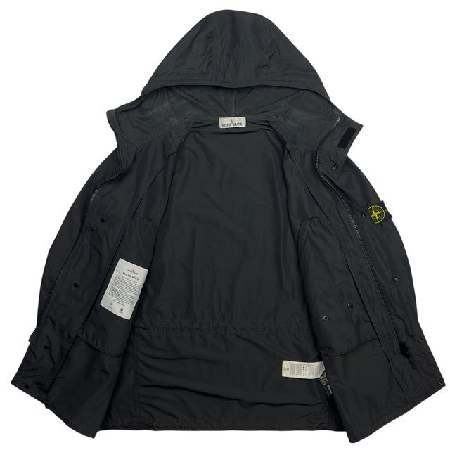 S/S 18 Stone Island Micro Reps Parka Jacket - Black